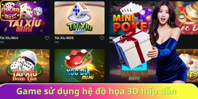 Game sử dụng hệ đồ họa 3D hấp dẫn Game sử dụng hệ đồ họa 3D hấp dẫn