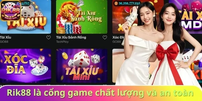 Rik88 là cổng game chất lượng cao