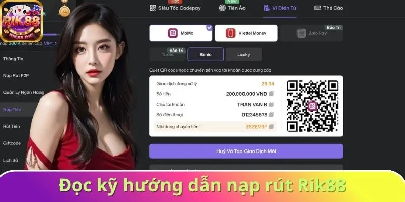 Đọc kỹ hướng dẫn nạp rút Rik88 để không mắc sai lầm 
